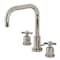 Kingston Brass FSC8939ZX Millennium Widespread Bathroom Faucet W/ Brass Pop-Up, Nickel FSC8939ZX - alternate 1